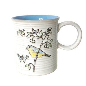 Spectrum Designz 2018 SONGBIRD Embossed Coffee Mug Blue